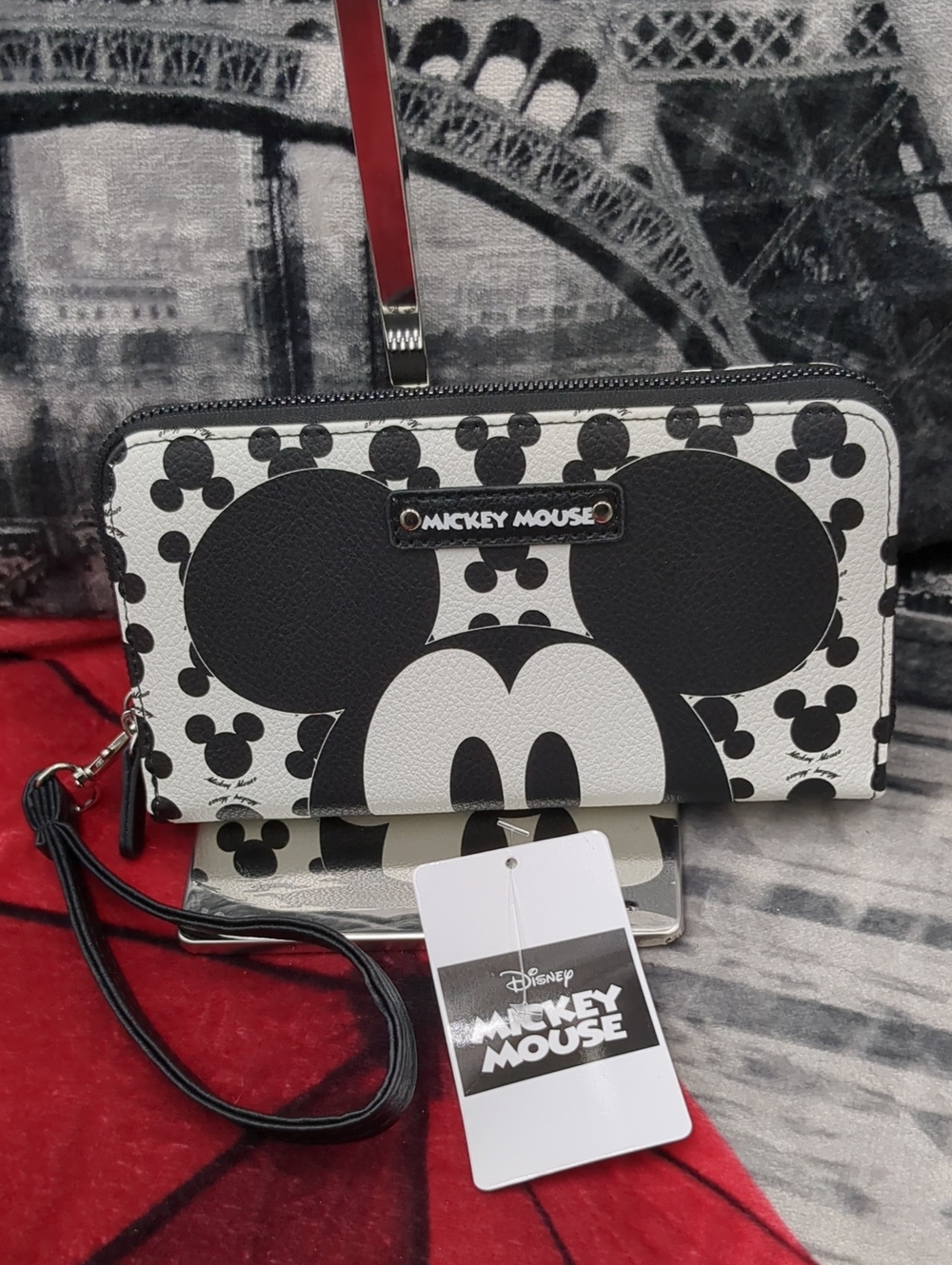 Disney Mickey Mouse Black And White Wallet